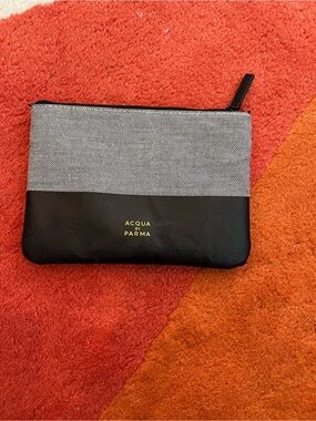 Acqua Di Parma Black and Gray Two-Tone Toiletry Pouch